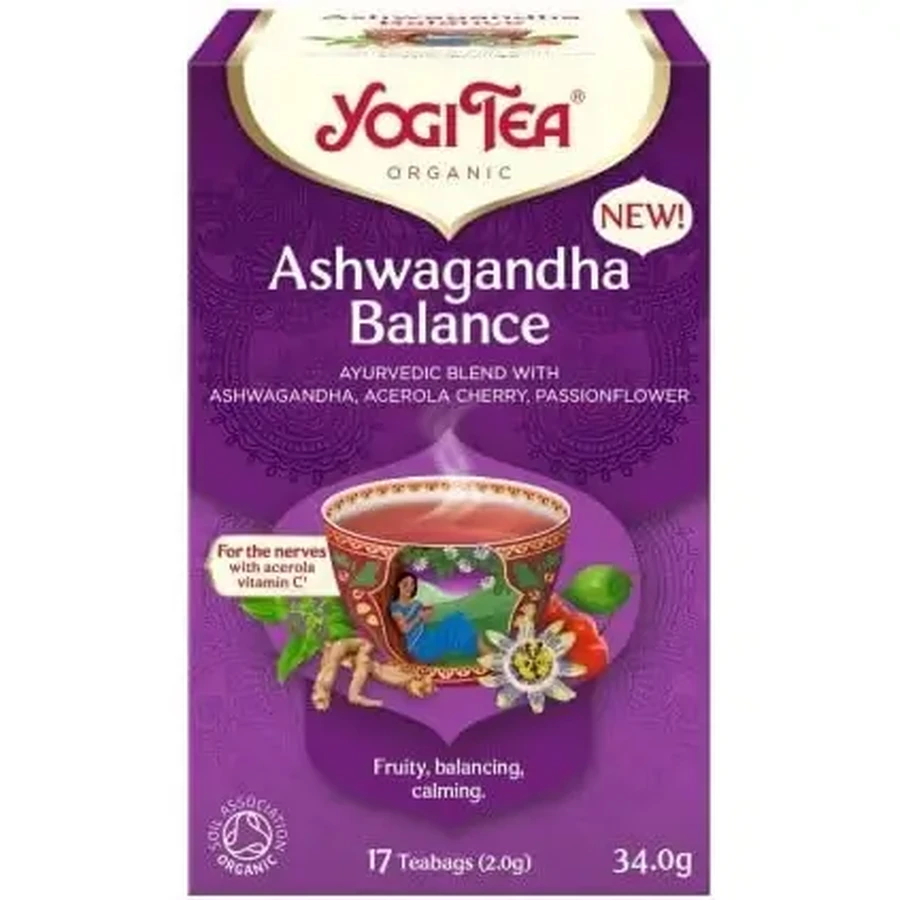 Yogi Tea | Ashwagandha Balance | 17 пакетиков: цены и характеристики