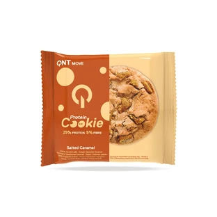 QNT | Протеиновые печенья с кусочками соленой карамели | 60 г