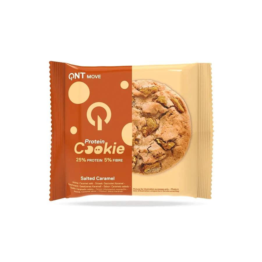 QNT | Протеиновые печенья с кусочками соленой карамели | 60 г: цены и характеристики