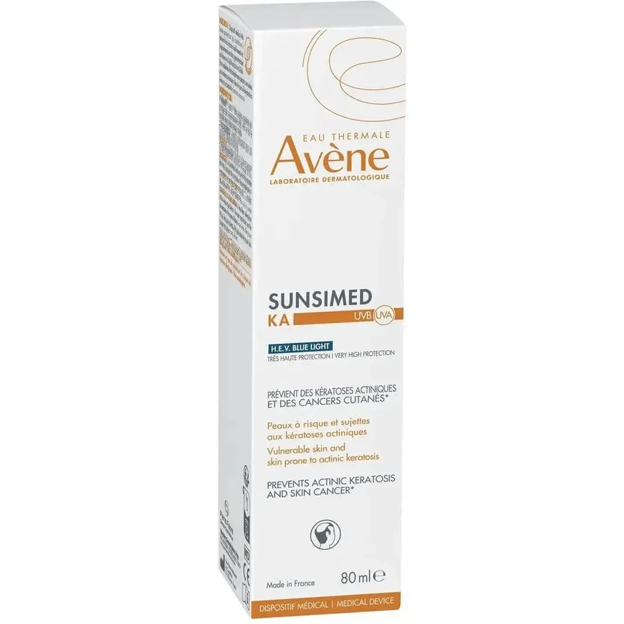 Avene | SunsiMed KA H.E.V Blue Light Сонцезахисний крем з дуже високим рівнем захисту для профілактики ракових та передракових уражень | 80 мл: ціни та характеристики