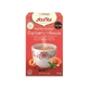 Yogi Tea | Positive Energy Cranberry Hibiscus | Органический черный чай | 17 пакетиков