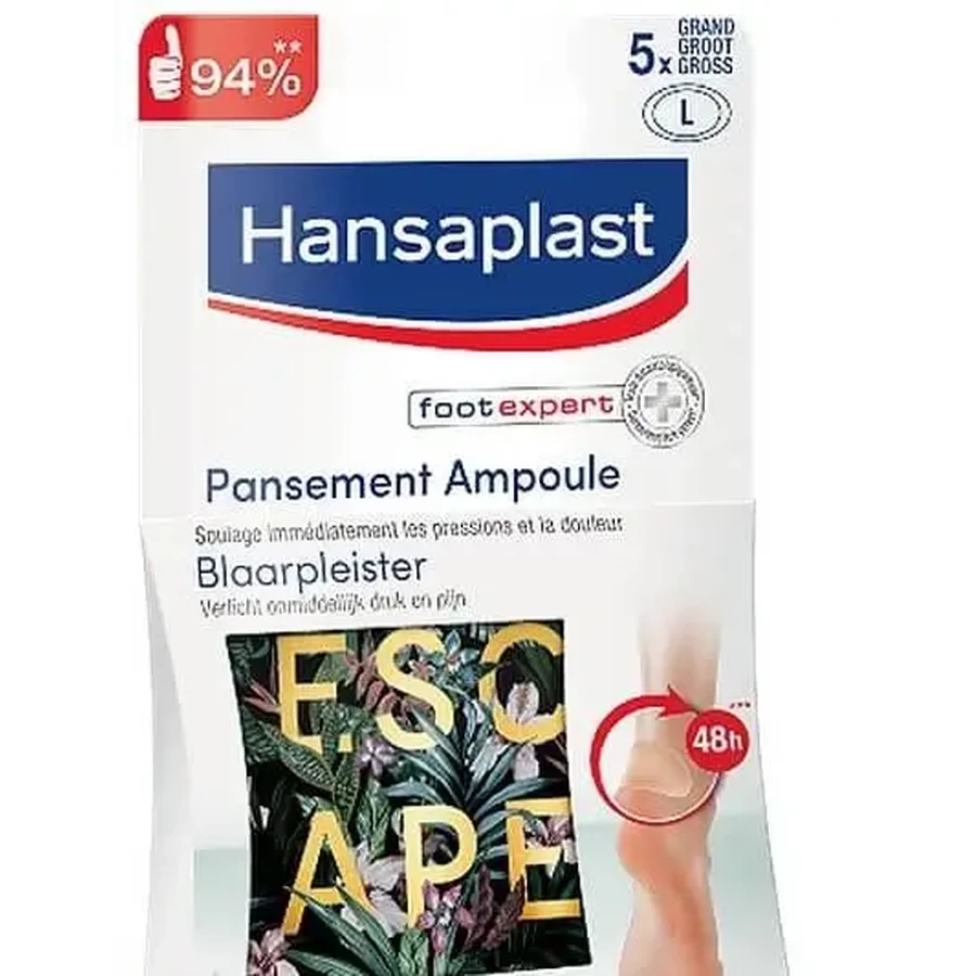 Hansaplast | Пластыри от мозолей, размер L | 5 шт.: цены и характеристики