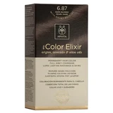 Apivita My Color Elixir Перманентна фарба для волосся N6,87 Темно-блондин з перламутровим відтінком