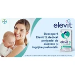 Elevit 3, мультивитамины для послеродового периода и периода грудного вскармливания, 2×30 капсул, Bayer: цены и характеристики