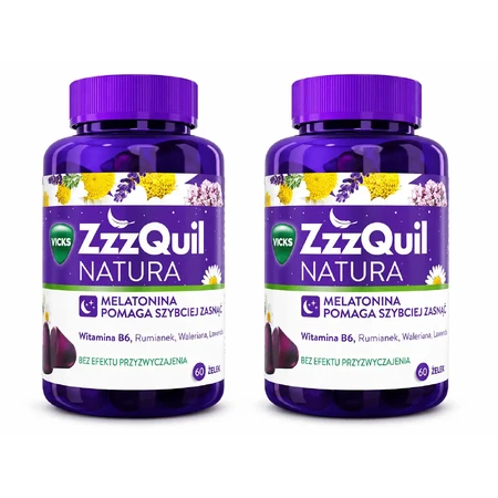 ZzzQuil Natura, желейні цукерки, 2 х 60 штук: ціни та характеристики