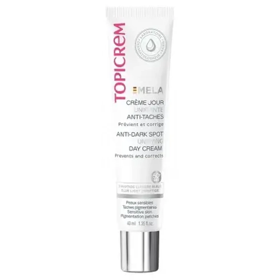 Topicrem MELA Дневной крем против пигментных пятен и для выравнивания цвета кожи SPF50+ 40 мл: цены и характеристики