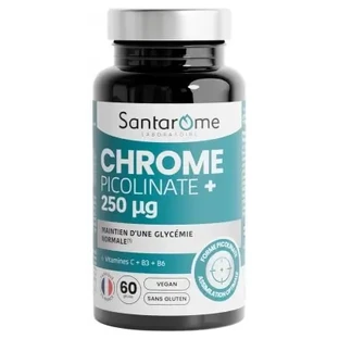 Santarome Chrome Picolinate+ 250 мкг, 60 капсул