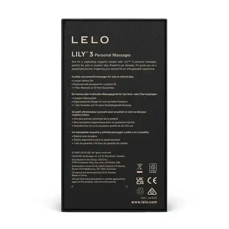 LELO Lily 3, массажер для клитора, Dark Plum, 1 шт.: цены и характеристики