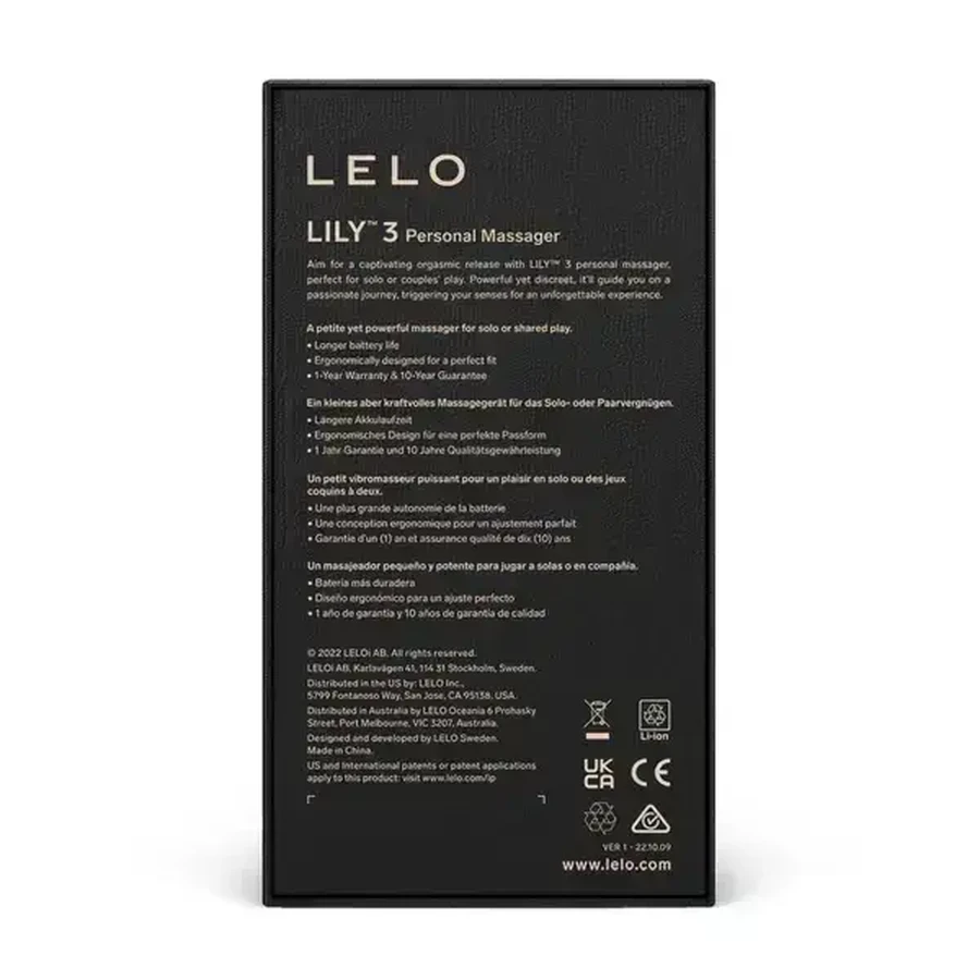 LELO Lily 3, массажер для клитора, Dark Plum, 1 шт.: цены и характеристики