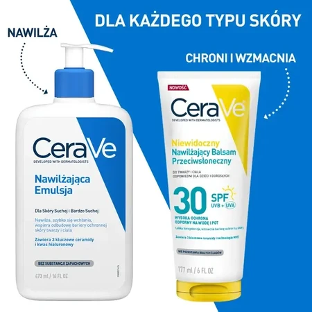 CeraVe, невидимий зволожувальний сонцезахисний бальзам SPF 30, 177 мл: ціни та характеристики