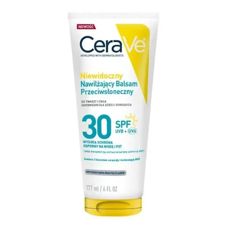 CeraVe, невидимий зволожувальний сонцезахисний бальзам SPF 30, 177 мл: ціни та характеристики