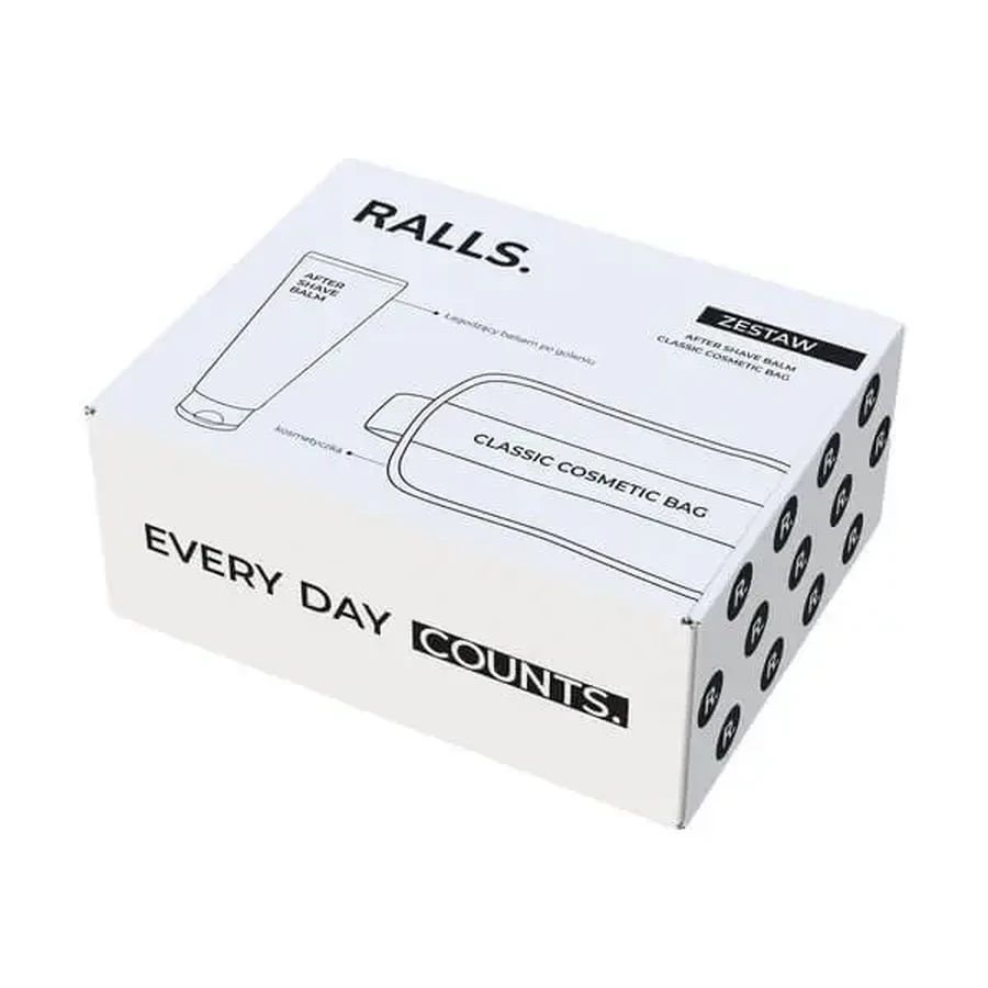 Подарочный набор Ralls: косметичка + охлаждающий бальзам после бритья, 1 шт.: цены и характеристики