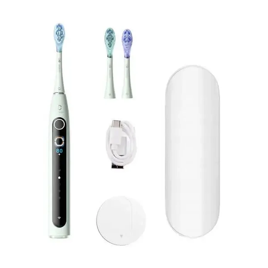 Oclean X Pro 20 + чехол + 3 насадки, мятный, 1 шт.: цены и характеристики