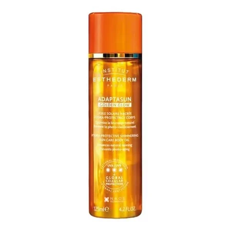 Esthederm Adaptasun Golden Glow Hydra-Protective Shimmering Sun Care Body Oil, масло для тела с эффектом сияния и высокой степенью защиты, 125 мл: цены и характеристики