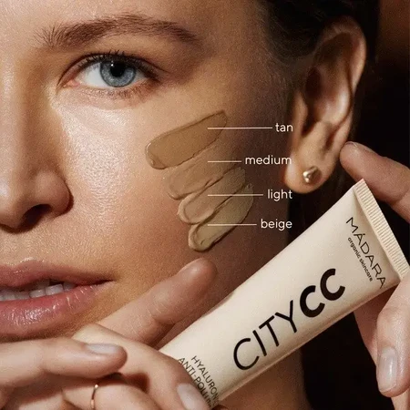 Madara Hyaluronic Anti-Pollution CC Cream SPF 15, тональний крем, відтінок Tan, 40 мл: ціни та характеристики