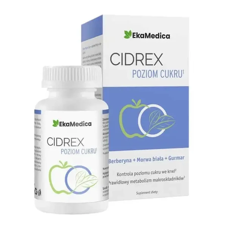 EkaMedica Cidrex «Уровень сахара», твердые капсулы, 60 шт.: цены и характеристики