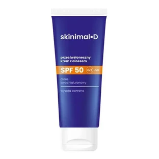 Skinimal D, сонцезахисний крем з алое SPF50, 50 мл