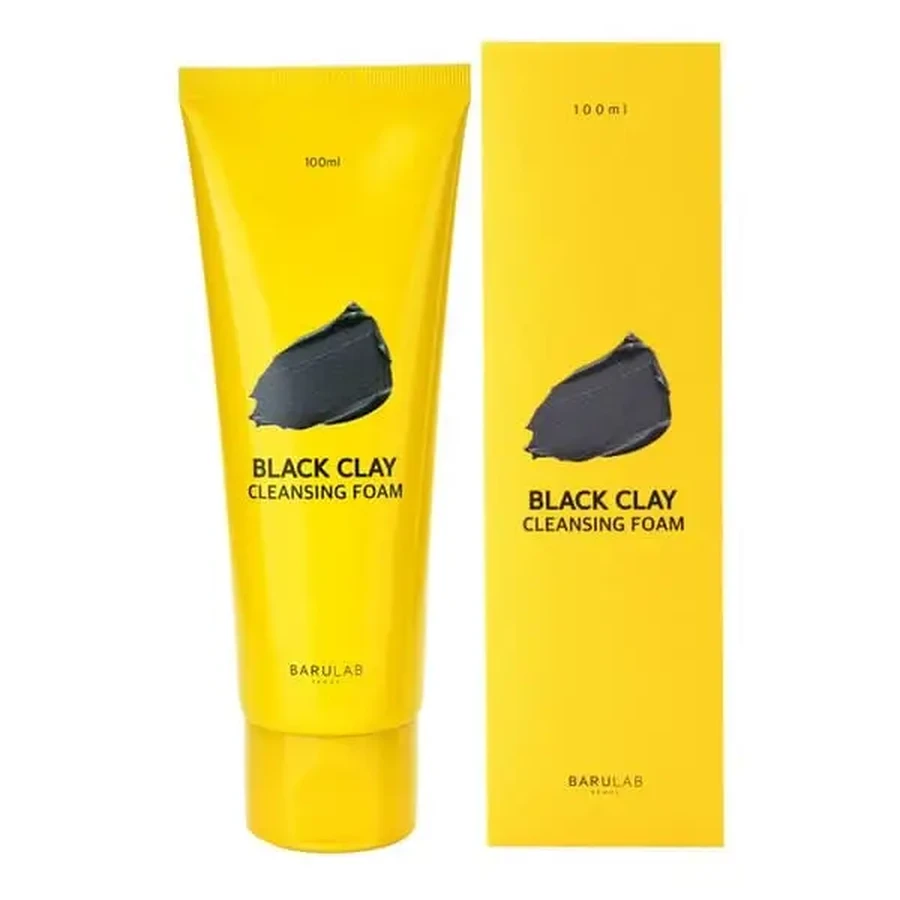 Barulab Black Clay, очищающая пенка с чёрной глиной, 100 мл: цены и характеристики