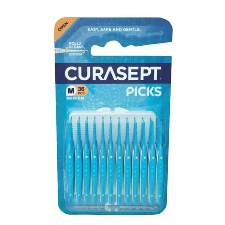 Curasept Picks Medium, силиконовые зубочистки, 36 шт.: цены и характеристики