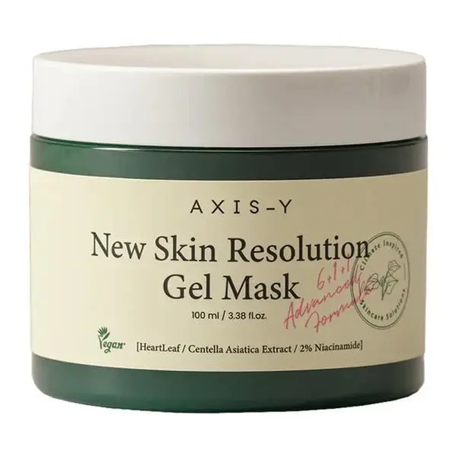 Axis-Y, New Skin Resolution Gel Mask, успокаивающая гелевая маска, 100 мл: цены и характеристики