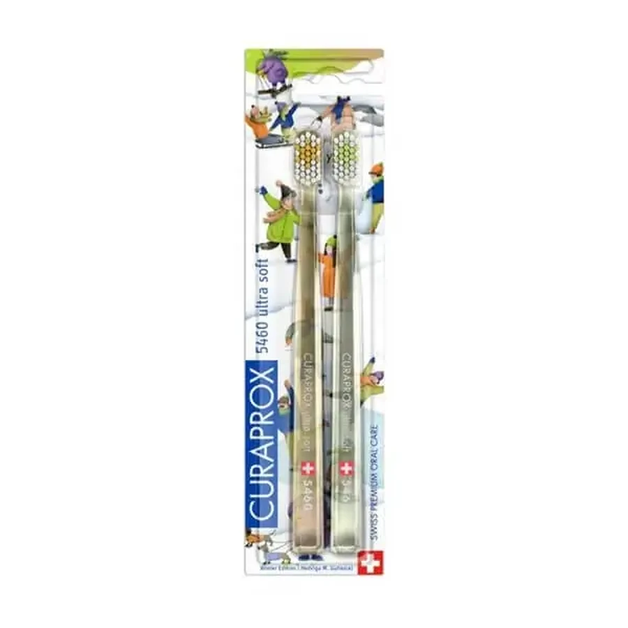 Curaprox CS 5460 Winter, зубные щетки, ультрамягкие, 2 шт.: цены и характеристики