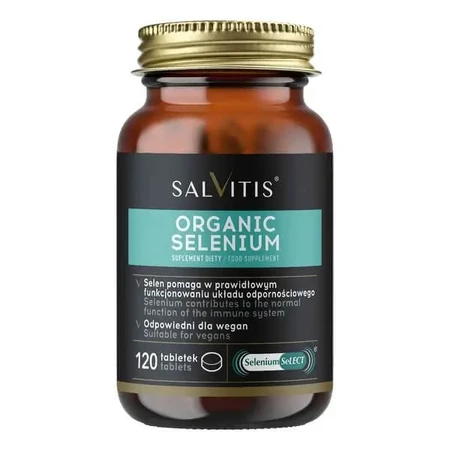 Salvitis Organic Selenium (Органічний селен), таблетки з оболонкою, 120 шт.: ціни та характеристики