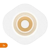 Natura Durahesive Convex, стомическая пластина с готовым отверстием, 57/41 мм, 5 шт.