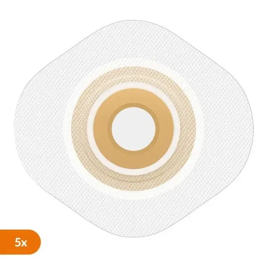 Natura Durahesive Convex, стомическая пластина с готовым отверстием, 57/41 мм, 5 шт.: цены и характеристики