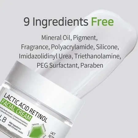 APLB Lactic Acid Retinol Facial Cream, восстанавливающий крем для лица с молочной кислотой и ретинолом, 55 мл: цены и характеристики