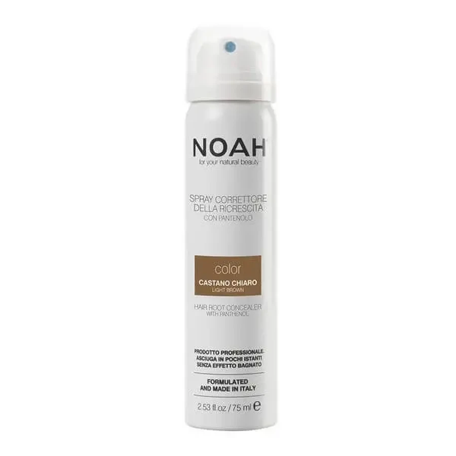 NOAH Hair Root Concealer, спрей для маскування відростаного коріння, Light Brown, 75 мл: ціни та характеристики