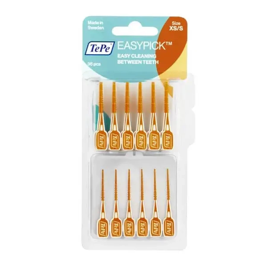 TePe EasyPick, силіконові зубочистки розміру XS/S, 36 шт.: ціни та характеристики