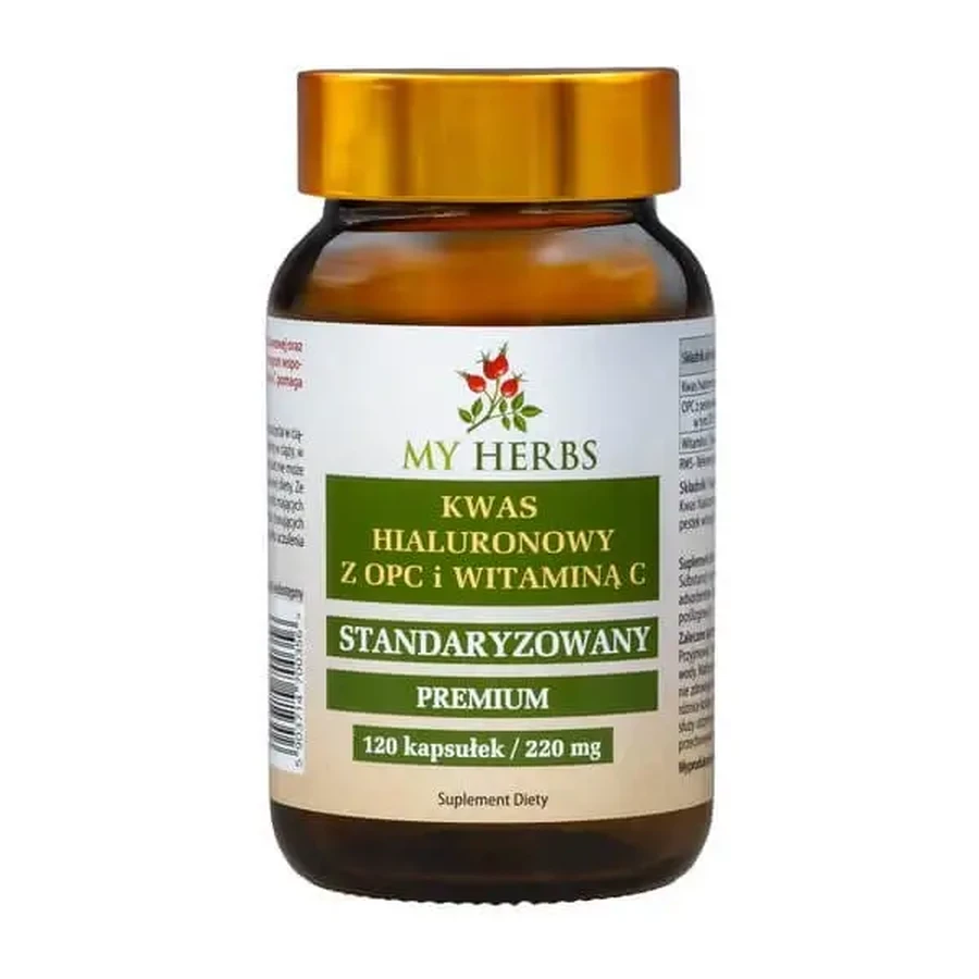 My Herbs Гіалуронова кислота з OPC та вітаміном С, капсули, 120 шт.: ціни та характеристики