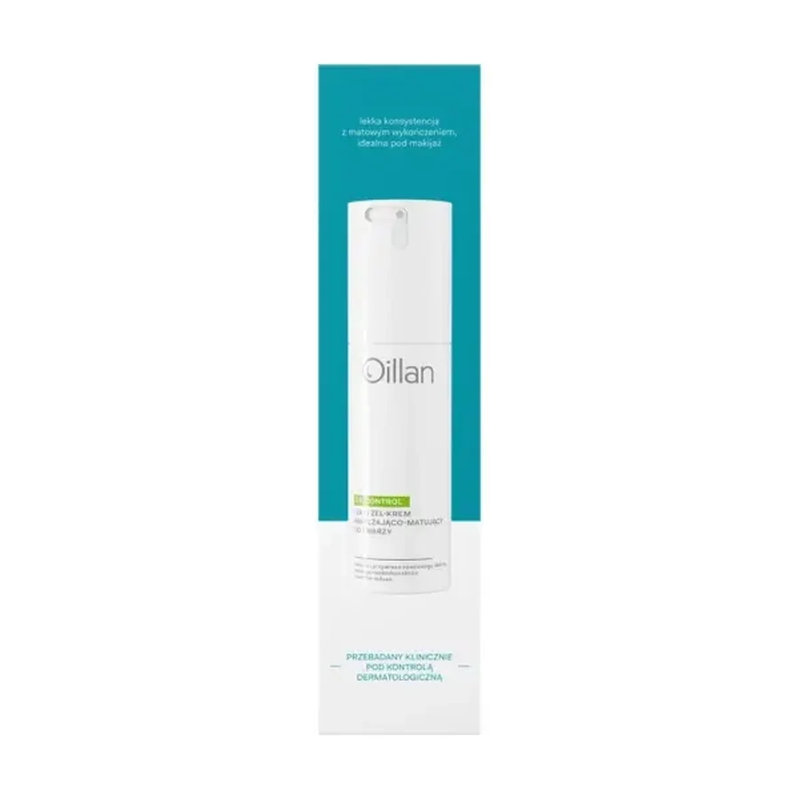 Oillan Oil Control, легкий увлажняющий и матирующий гель-крем для лица для комбинированной и жирной кожи, 50 мл: цены и характеристики