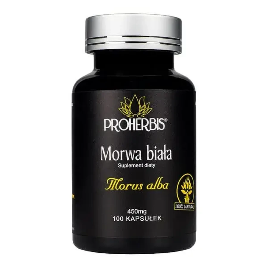 Proherbis Белая шелковица, капсулы, 100 шт.: цены и характеристики