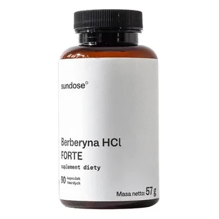 Sundose Берберин HCl Forte, твердые капсулы, 90 шт.