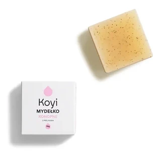 Koyi, конопляное мыло со скрабом, 55 г