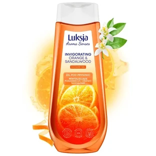 Luksja Aroma Senses, гель для душу, відновлюючий з ароматом апельсина та сандалового дерева, 500 мл