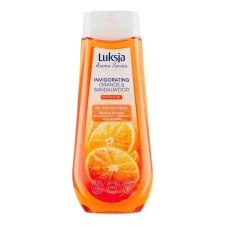 Luksja Aroma Senses, гель для душу, відновлюючий з ароматом апельсина та сандалового дерева, 500 мл: ціни та характеристики