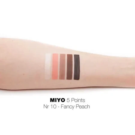 MIYO Five Points Palette, палітра тіней для повік, 10 Fancy Peach, 6,5 г: ціни та характеристики