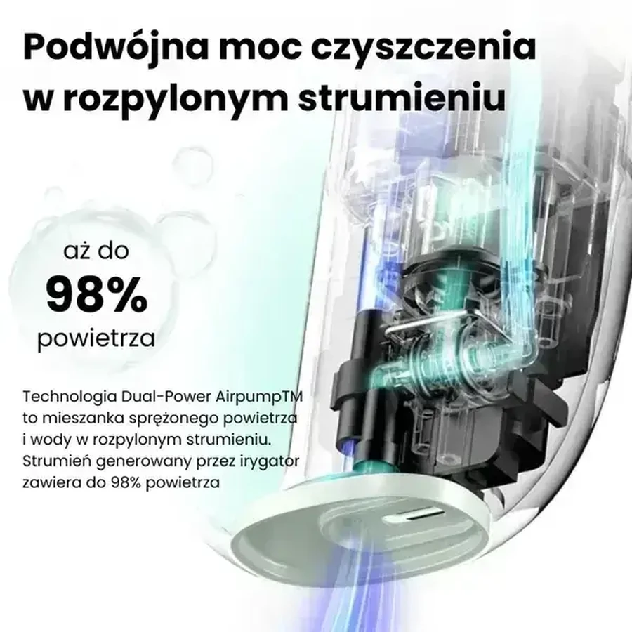 Oclean Стоматологический ирригатор AirPump A10, портативный, белый, 1 шт.: цены и характеристики