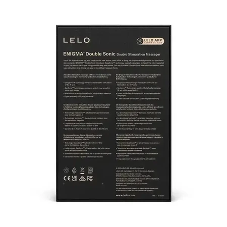 Lelo Enigma Double Sonic Cyber Purple, двойной звуковой вибратор, 1 шт.: цены и характеристики