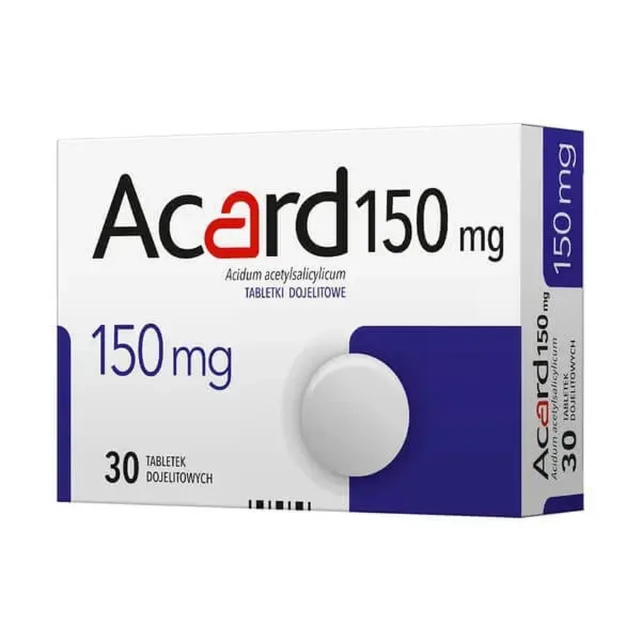 Acard, 150 мг, таблетки с кишечнорастворимой оболочкой, 30 шт.: цены и характеристики