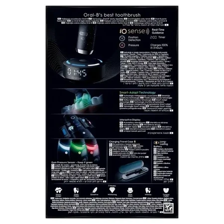 Oral-B iO 10, електрична зубна щітка, Cosmic Black, 1 шт.: ціни та характеристики