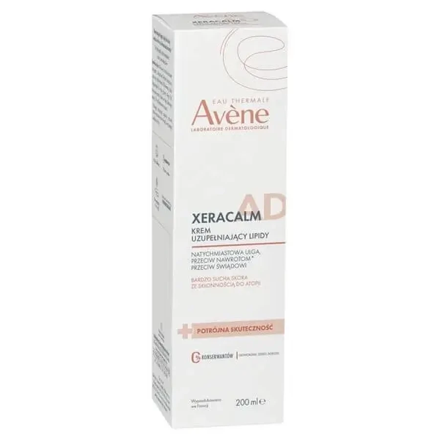 Avene Eau Thermale Xera Calm A.D, крем для восполнения липидов, 200 мл: цены и характеристики