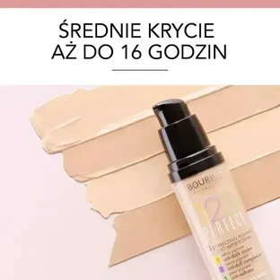 Bourjois 1, 2, 3 Perfect, тональный крем со средней степенью покрытия, 51 Light Vanilla, 30 мл