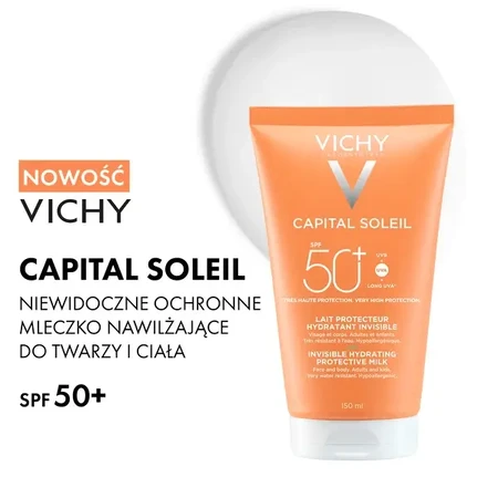 Vichy Capital Soleil, защитное молочко SPF50+ для лица и тела, 150 мл: цены и характеристики