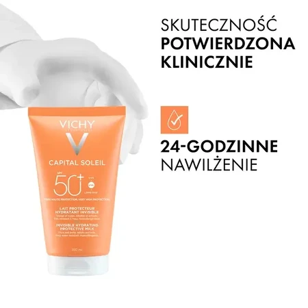 Vichy Capital Soleil, защитное молочко SPF50+ для лица и тела, 150 мл: цены и характеристики