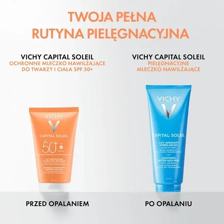 Vichy Capital Soleil, защитное молочко SPF50+ для лица и тела, 150 мл: цены и характеристики