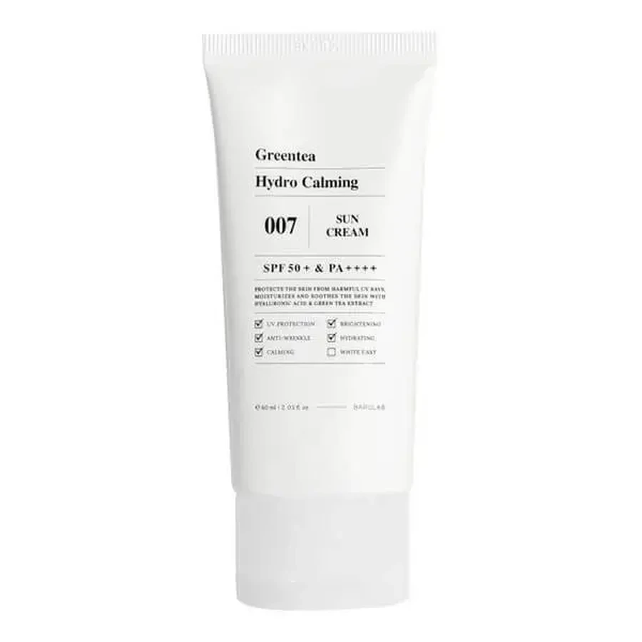 Barulab Greentea, зволожуючий сонцезахисний крем SPF 50+ PA++++ із зеленим чаєм, 60 мл: ціни та характеристики