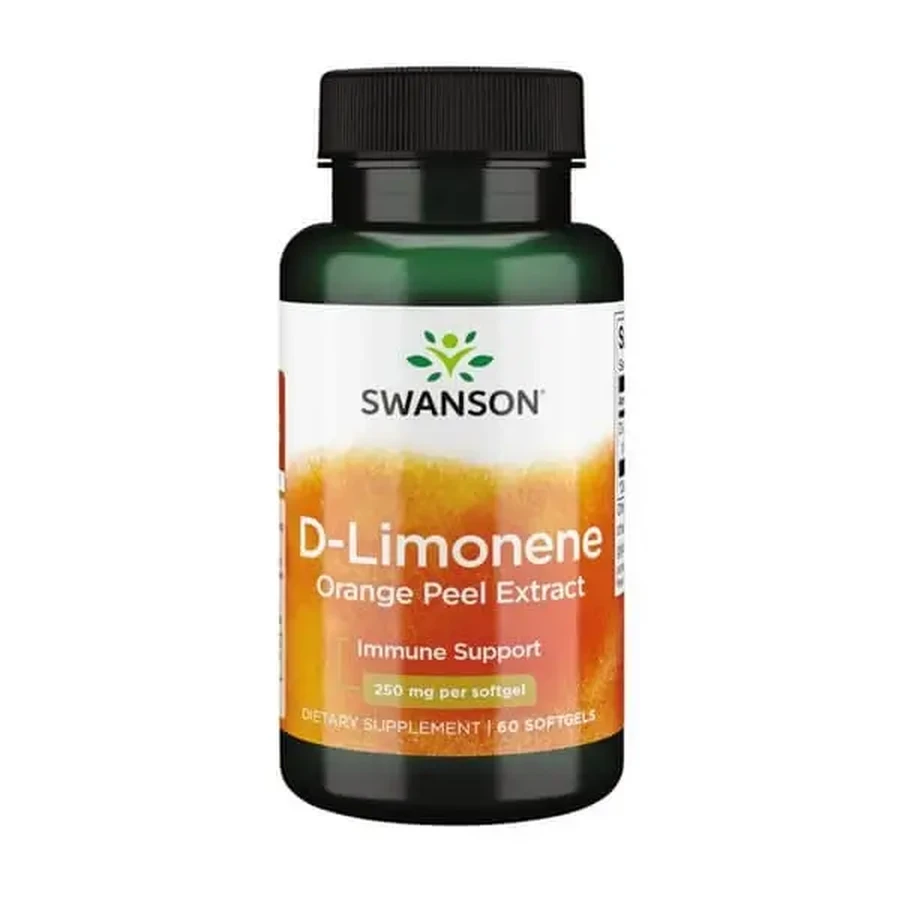 Swanson D-лімонен, екстракт апельсинової цедри, капсули, 60 шт.: ціни та характеристики